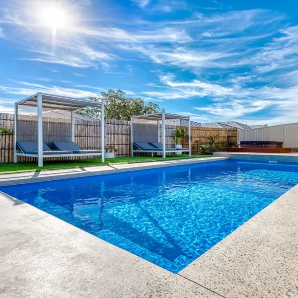 Fibreglass Pool: 8.0m Entertainer - Bora Bora (1)