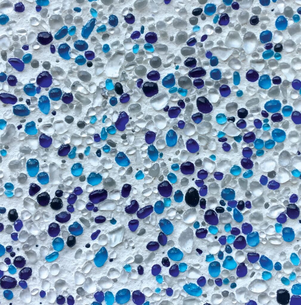 Premium Full Glass Pebblecrete Finish for Concrete Pool Interiors
