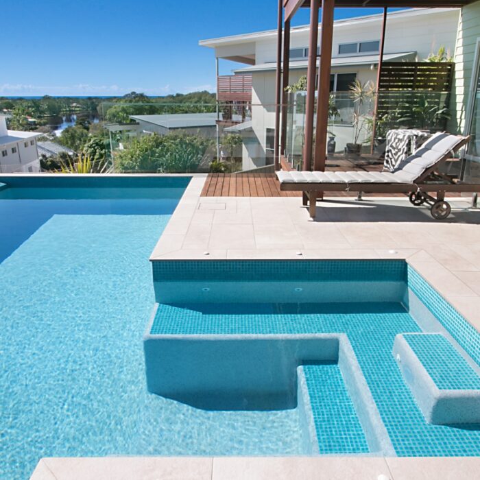 Coral Blue Pebblecrete