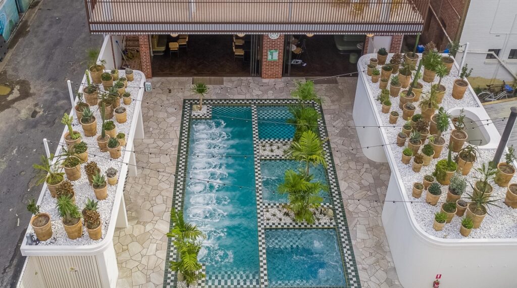 the banya pool